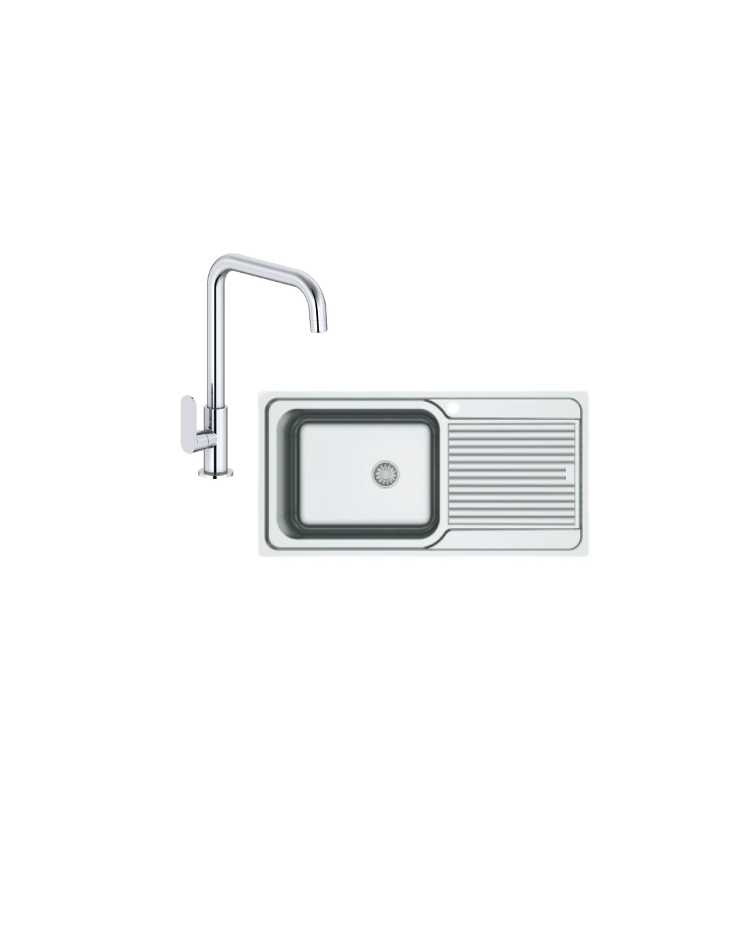 related-as124-single-bowl-drainer-right-kitchen-sink-with-sd63535l-eco-single-lever-cold-water-kitchen-tap