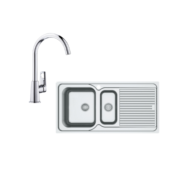 related-as125-1-bowl-drainer-right-with-sd91225-single-lever-swan-neck-mixer